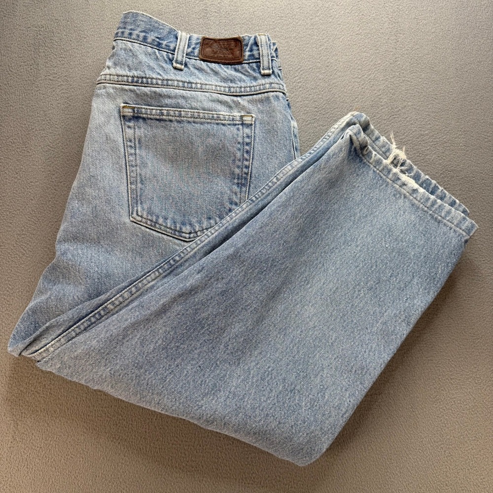 L.L. Bean Jeans Mens 38x29 (FITS 36/24) Comfort Waist Relaxed Distressed Denim